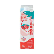 生牛乳草莓奶900ml HM