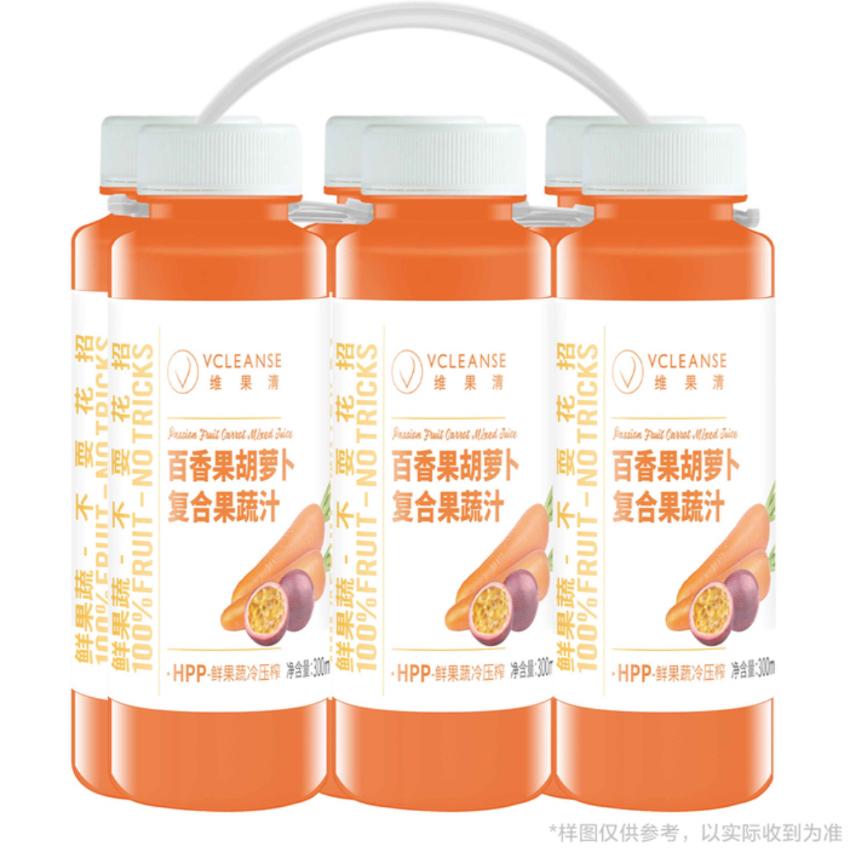 維果清 白香果胡蘿蔔複合果蔬汁 300ml*6 C